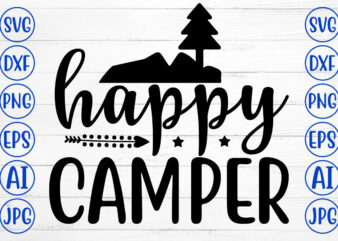 Happy Camper Svg