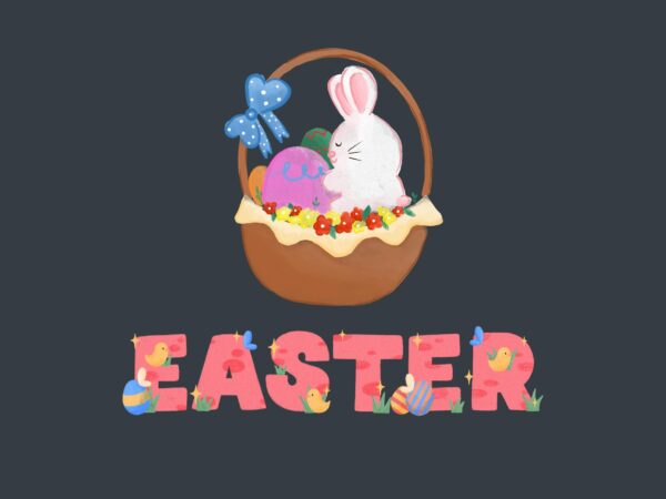 Happy easter day sublimation best t-shirt design 1