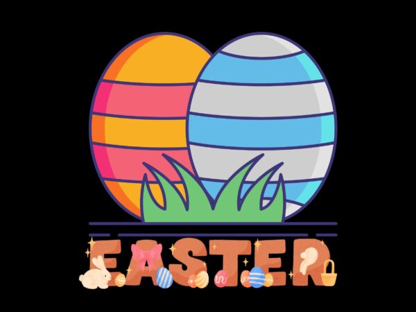 Happy easter day sublimation best t-shirt design 14