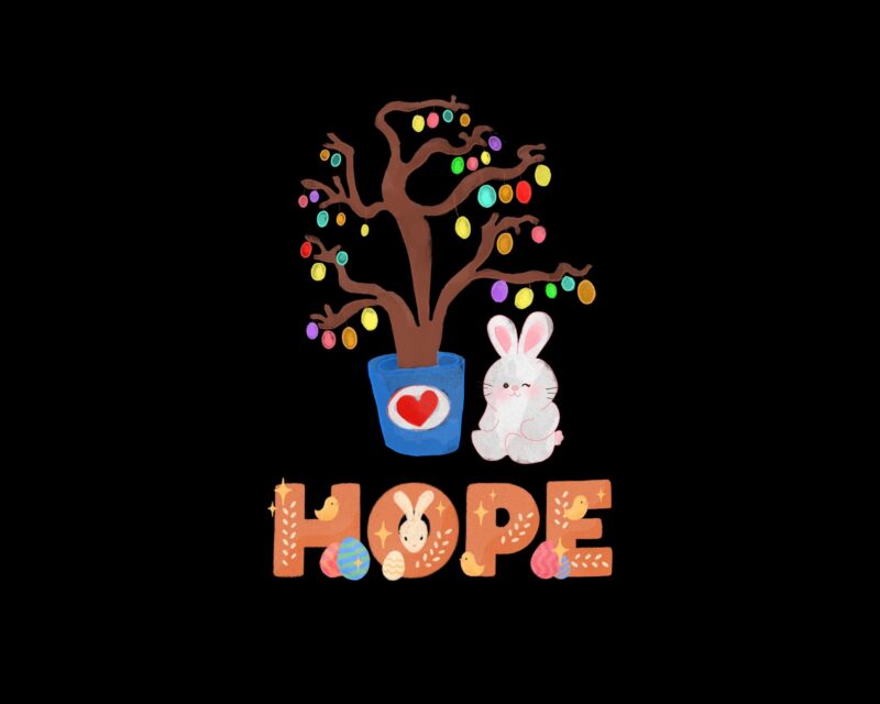 Hope Easter day Sublimation Best T-shirt Design 3