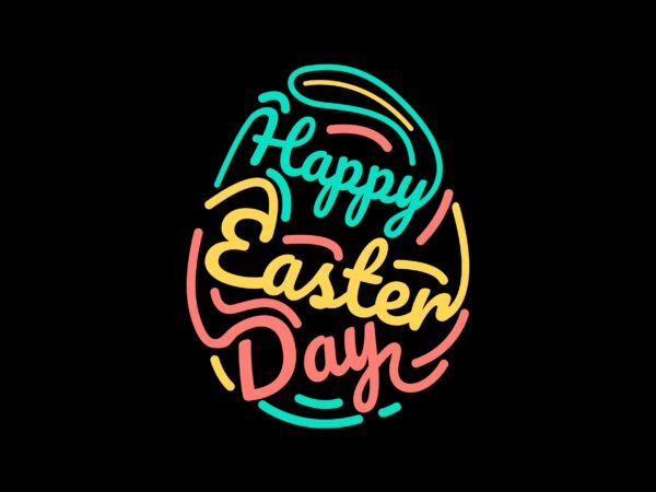 Happy easter day sublimation best t-shirt design 67