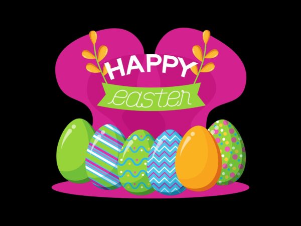Happy easter day sublimation best t-shirt design 69