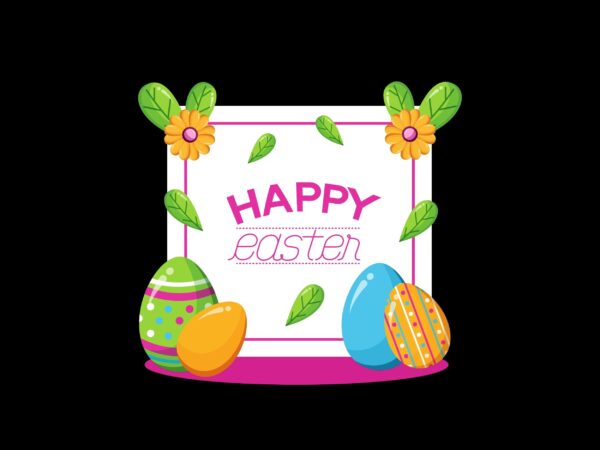 Happy easter day sublimation best t-shirt design 74
