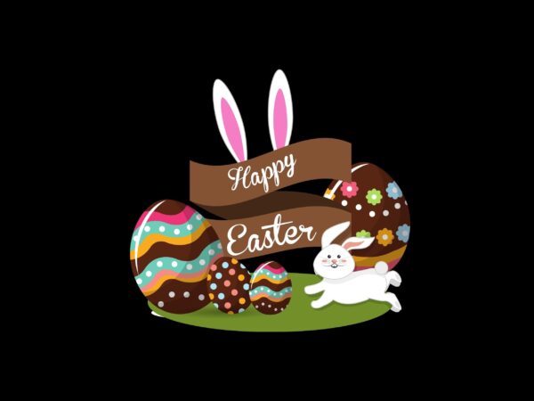 Happy easter day sublimation best t-shirt design 81