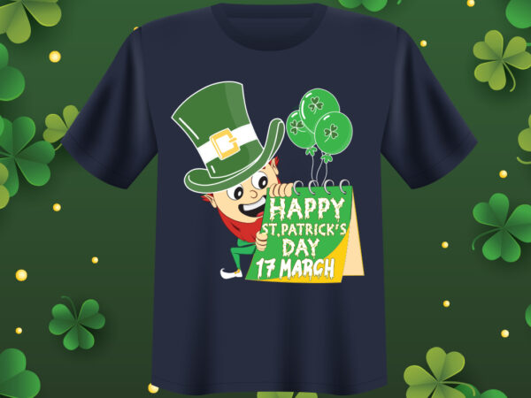 Happy st. patrick’s day 17 march t shirt design, st patrick’s day bundle,st patrick’s day svg bundle,feelin lucky png, lucky png, lucky vibes, retro smiley face, leopard png, st patrick’s