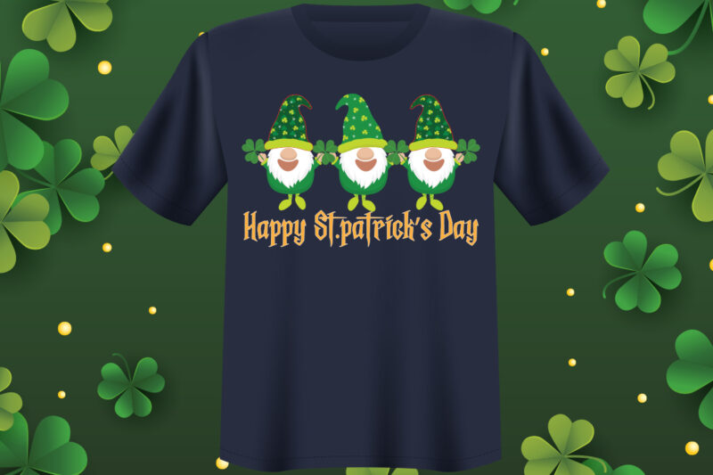 St. Patrick's Day T-Shirt design bundle, St Patrick's Day Bundle,St Patrick's Day SVG Bundle,Feelin Lucky PNG, Lucky Png, Lucky Vibes, Retro Smiley Face, Leopard Png, St Patrick's Day Png, St.