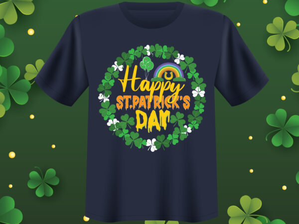 Happy st. patrick’s day t shirt design, st patrick’s day bundle,st patrick’s day svg bundle,feelin lucky png, lucky png, lucky vibes, retro smiley face, leopard png, st patrick’s day png,