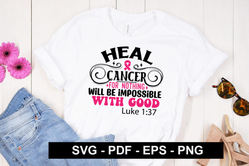 Breast Cancer SVG Design Bundle