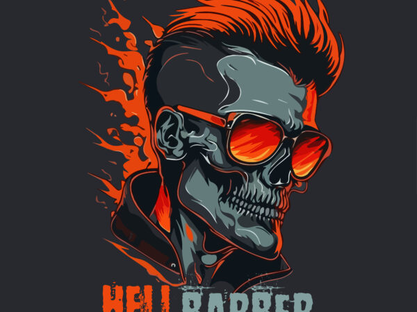 Skull rider t-shirt vector illustration.