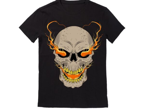 Human skull vector best t-shirt design illustration11 Human skull vector best t-shirt design illustration11
