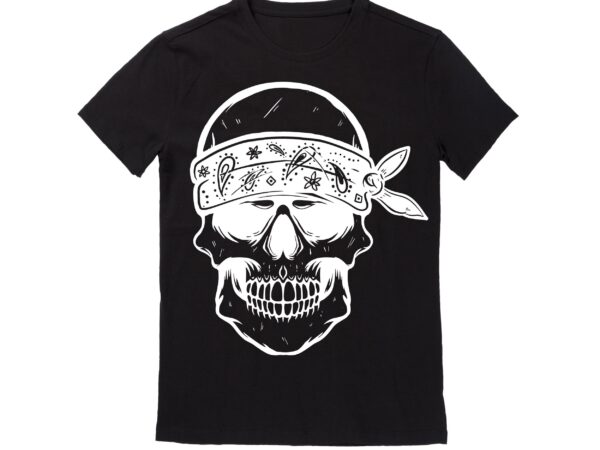 Human skull vector best t-shirt design illustration14