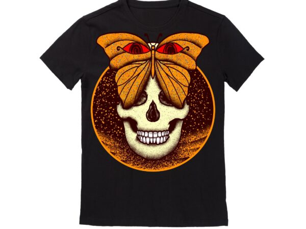 Human skull vector best t-shirt design illustration