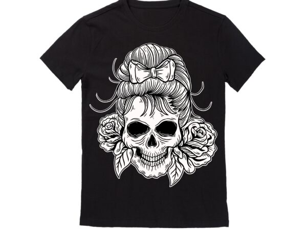 Human skull vector best t-shirt design illustration23