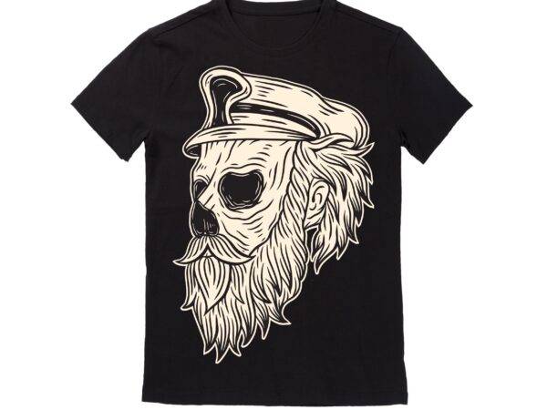 Human skull vector best t-shirt design illustration 26