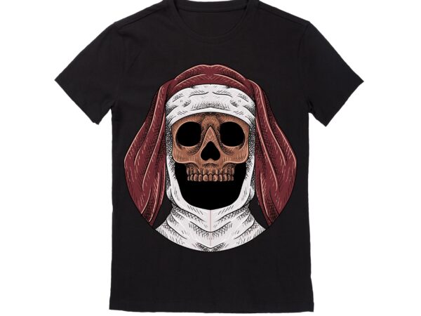 Human skull vector best t-shirt design illustration 40