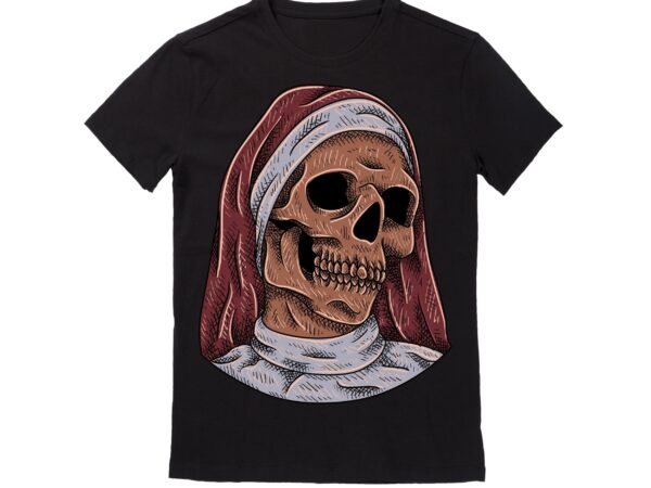 Human skull vector best t-shirt design illustration46