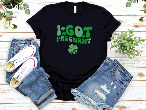 I got lucky, i got pregnant t-shirt design, pregnancy announcement, couple st 2