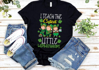 I Teach The Cutest Little Leprechauns Cute School Teacher Student NL 1901 8 t shirt design for sale