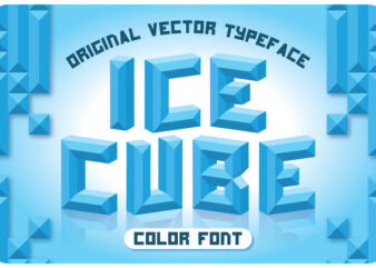 Ice Cube Color Font