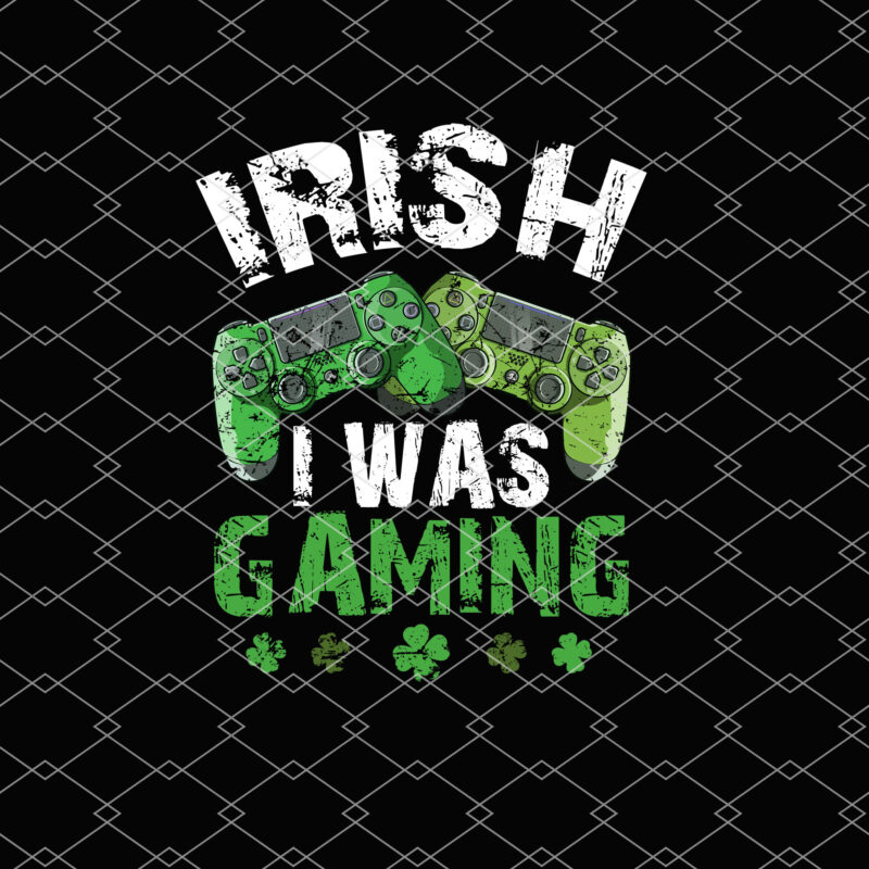 Irish I Was Gaming Funny St Patricks Day Gamer Boys Men Game Controller Game Consoles NL 0402