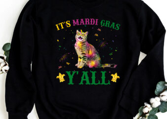It_s Mardi Gras Y_all CAT Lover, CAT Mardi Gras, Owl Gift PC_ t shirt design for sale