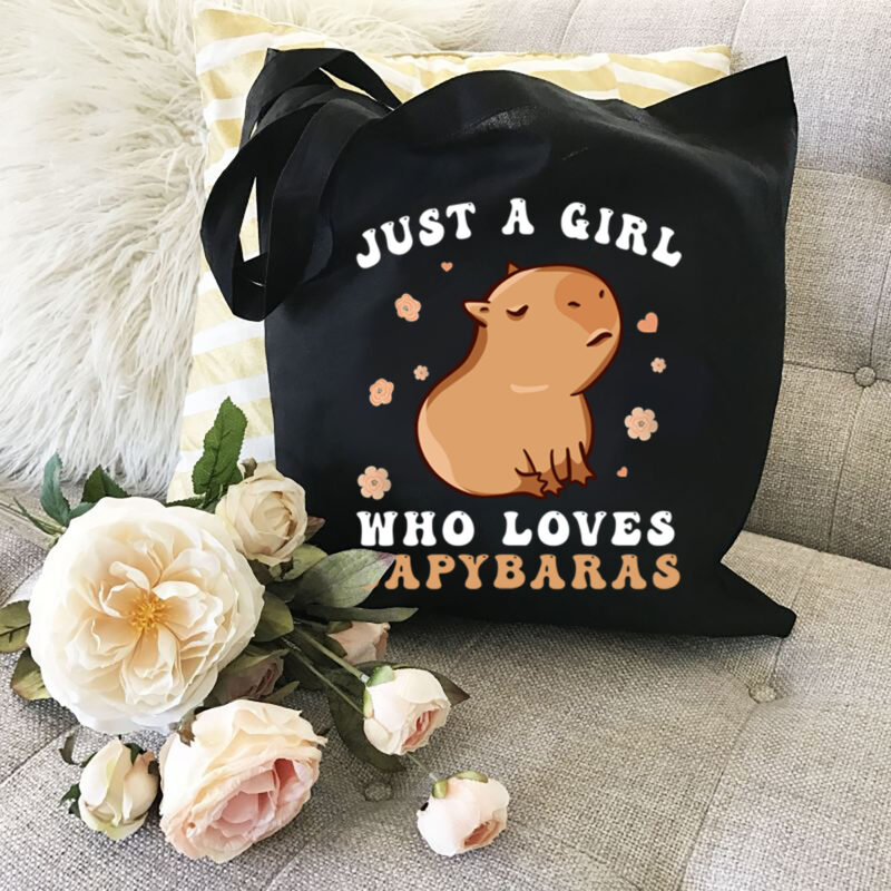 Just A Girl Who Lovers Capybara Funny Animal Lovers Cavy Capy NL 0202