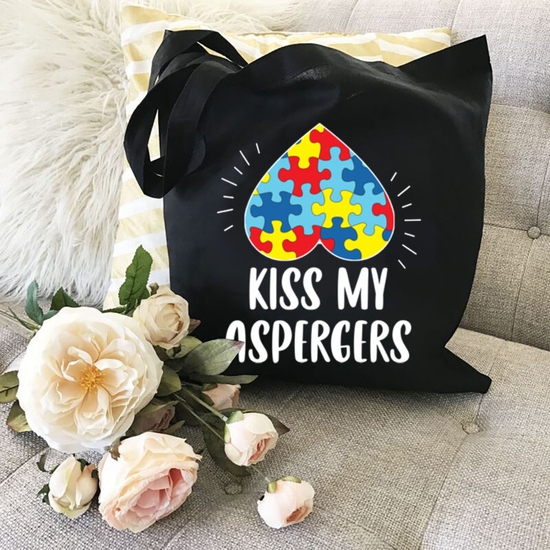 Kiss My Aspergers Autistic Autism Awareness Puzzle Supporter NL 0102