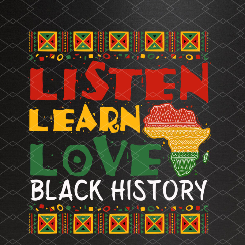 Listen Learn Love African American Teach Black History Month NC