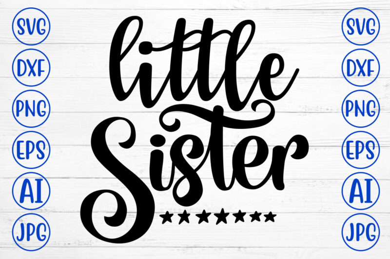 Little Sister SVG
