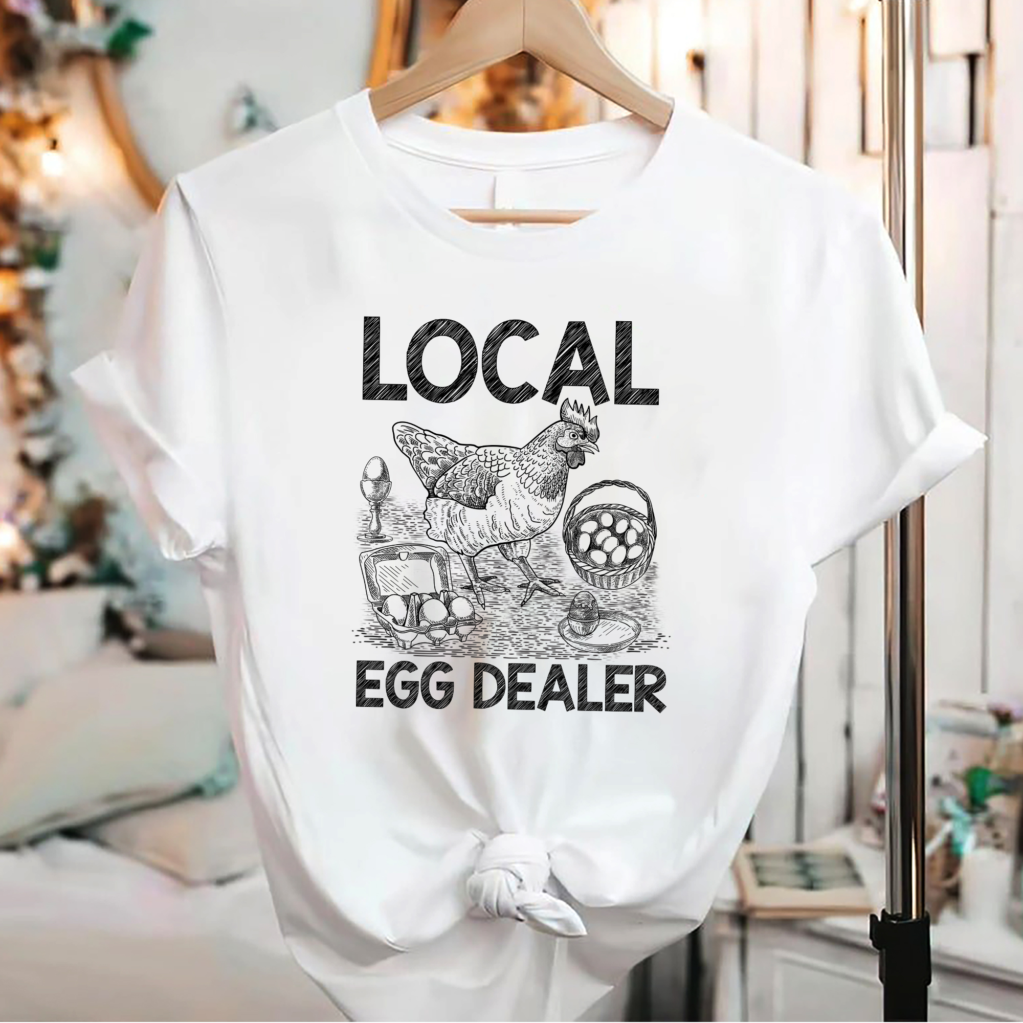 Local Egg Dealer T-shirt, Funny Easter Sweatshirt, Happy