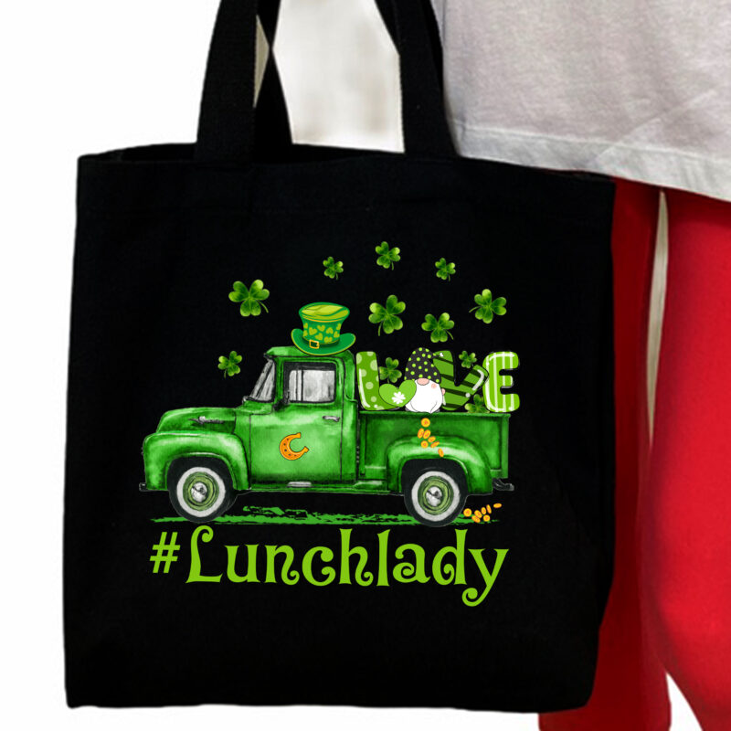 Love Lunch Lady Gnome Shamrock Saint Patrick_s Day NC 3101