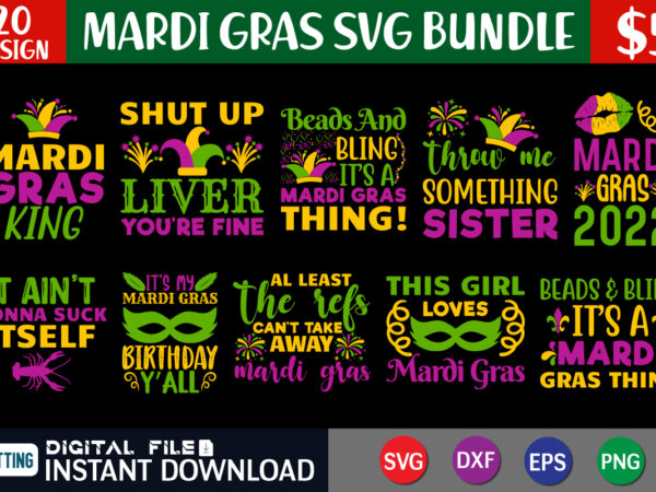 Mardi gras svg bundle graphic illustration