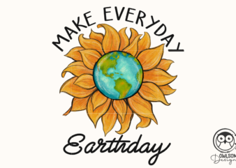 Make Everyday Earth Day Sunflower