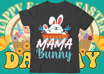 Mama bunny T Shirt Design, Happy Easter Car Embroidery Design, Easter Embroidery Designs, Easter Bunny Embroidery Design files , Easter embroidery designs for machine, Happy Easter Stacked Cheetah Leopard Bunny