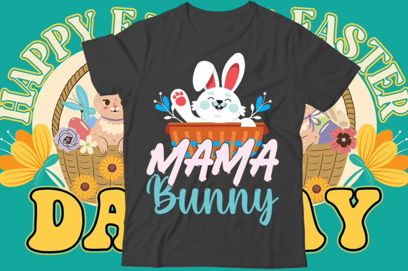 Mama bunny T Shirt Design, Happy Easter Car Embroidery Design, Easter Embroidery Designs, Easter Bunny Embroidery Design files , Easter embroidery designs for machine, Happy Easter Stacked Cheetah Leopard Bunny