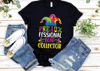Mardi Gras Professional Bead Collector Funny Hat Party Wear NL 0202 t shirt designs for sale