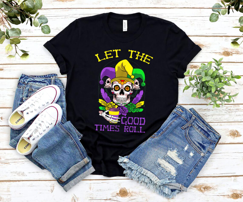 Mardi Gras Skull Shirt Design PNG file, Mardi Gras Skeleton Shirt, Skeleton Mardi Gras Shirt,Fat Tuesday, New Orleans Shirt Design PL