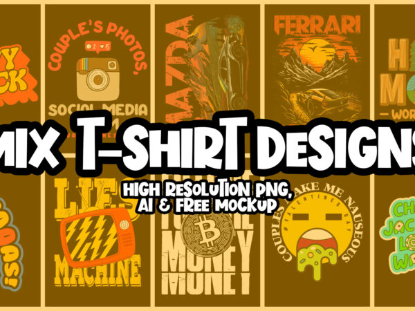 Mix t-shirt bundle, t-shirt designs, discounted offer, graphic t-shirt design, typography t-shirt design