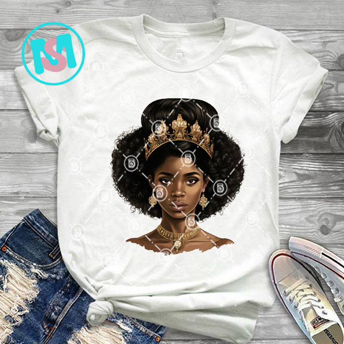 Afro Black Queen History Bundle, Afro Woman, African American, Black Girl, Afro Queen, Black Woman