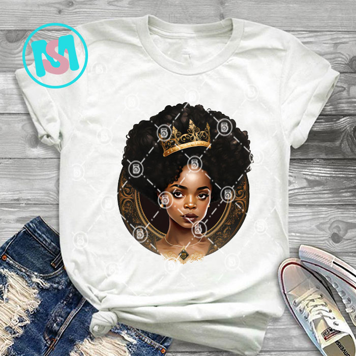 Afro Black Queen History Bundle, Afro Woman, African American, Black Girl, Afro Queen, Black Woman
