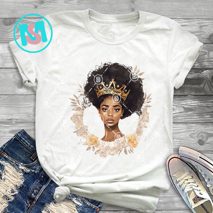 Afro Black Queen History Bundle, Afro Woman, African American, Black Girl, Afro Queen, Black Woman