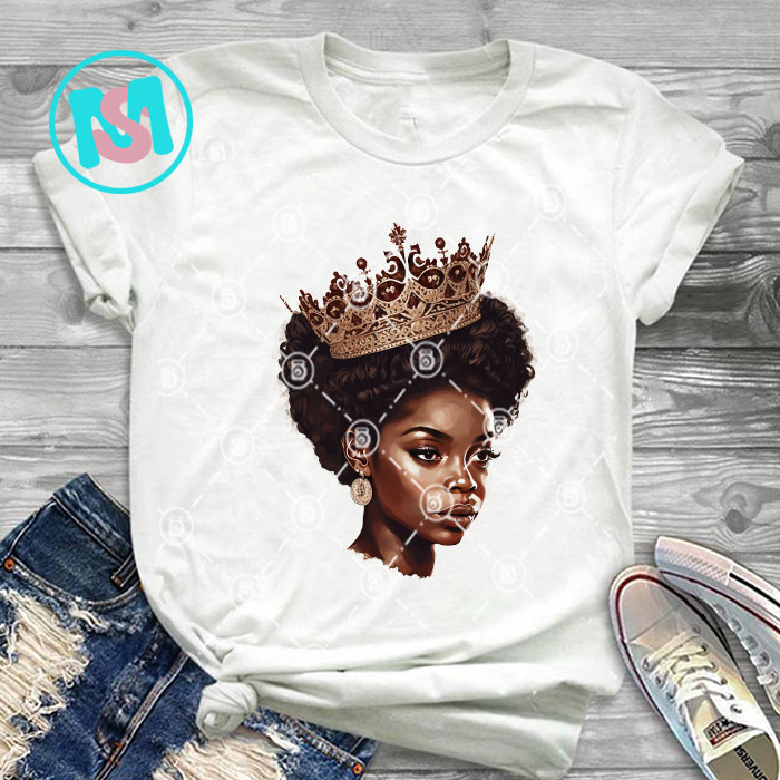 Afro Black Queen History Bundle, Afro Woman, African American, Black Girl, Afro Queen, Black Woman