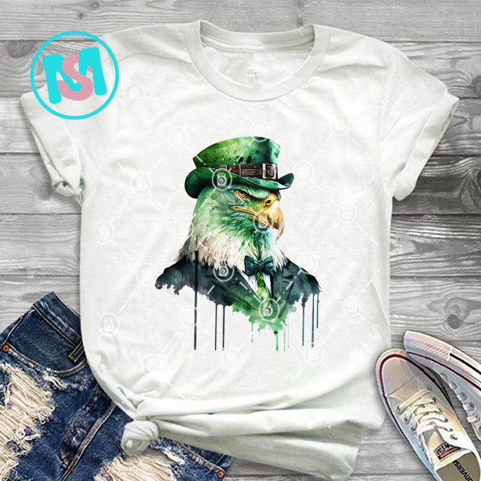 Gangster Animals St.patrick day Bundle part 2, Irish Day PNG, Animals PNG