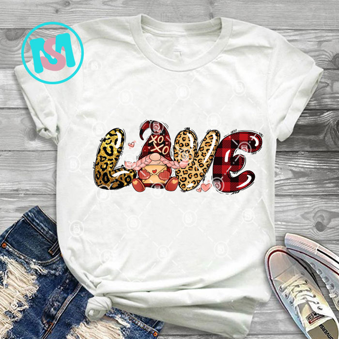 Happy Valentine's  Day Bundle part 4, Valentine, Lip, Coffee, 143, Xoxo, Leopard, Gnome, Heart