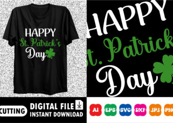 Happy St. Patrick’s Day Shirt Print Template, Lucky Charms, Irish, everyone has a little luck Typography Design
