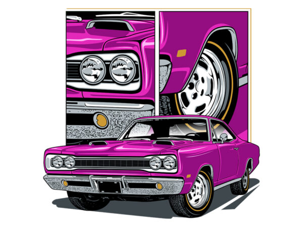 Muscle car 03 t shirt designs for sale