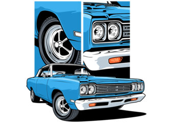 Muscle car 08 t shirt designs for sale