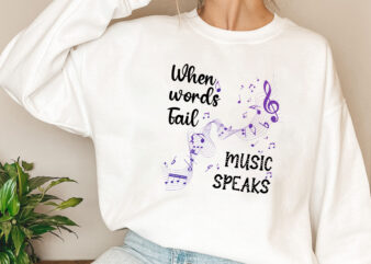 Music Teacher Gift, When Words Fail Music Speaks, Music Mug, Music Gift Mug PL t shirt designs for sale
