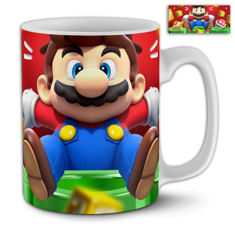 Plumber Super Mario Bros Coffee Print on Demand Bundle Collection Pack