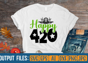 happy 420 Vector t-shirt design